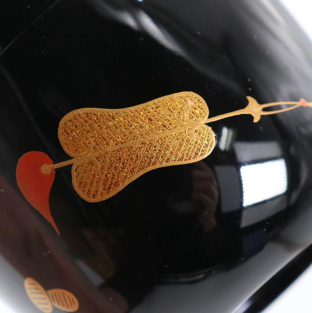 田中宗凌作 宝尽くし蒔絵 中棗 茶道具 共箱　V996