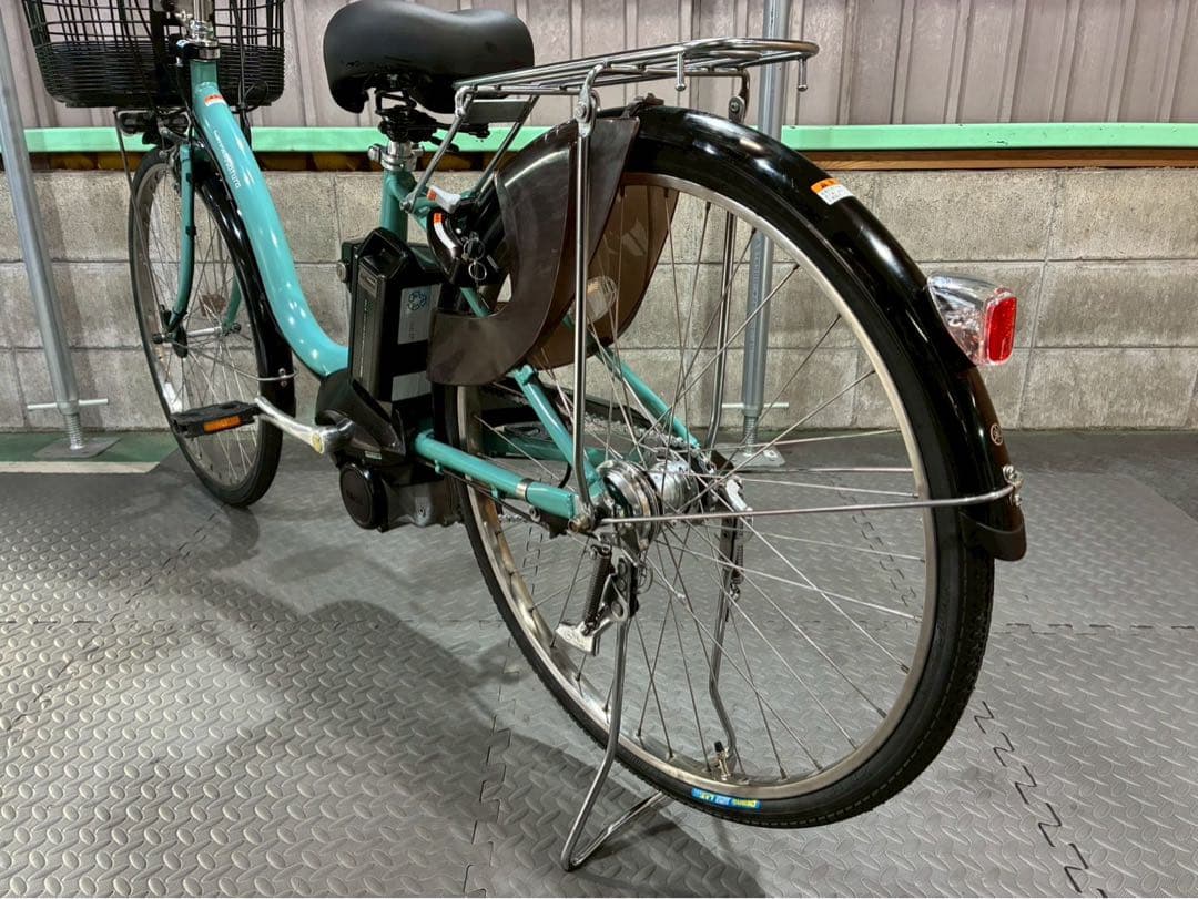 №3711 電動自転車　ヤマハ　パスナチュラ 26インチ ミントグリーン