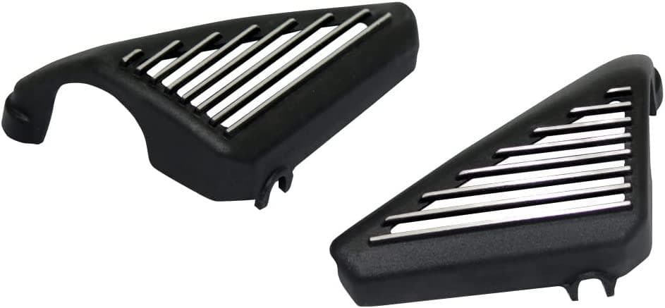 ゼファー400/χ エアクリーナーカバー アルフィンカバー フィン削出しブラック