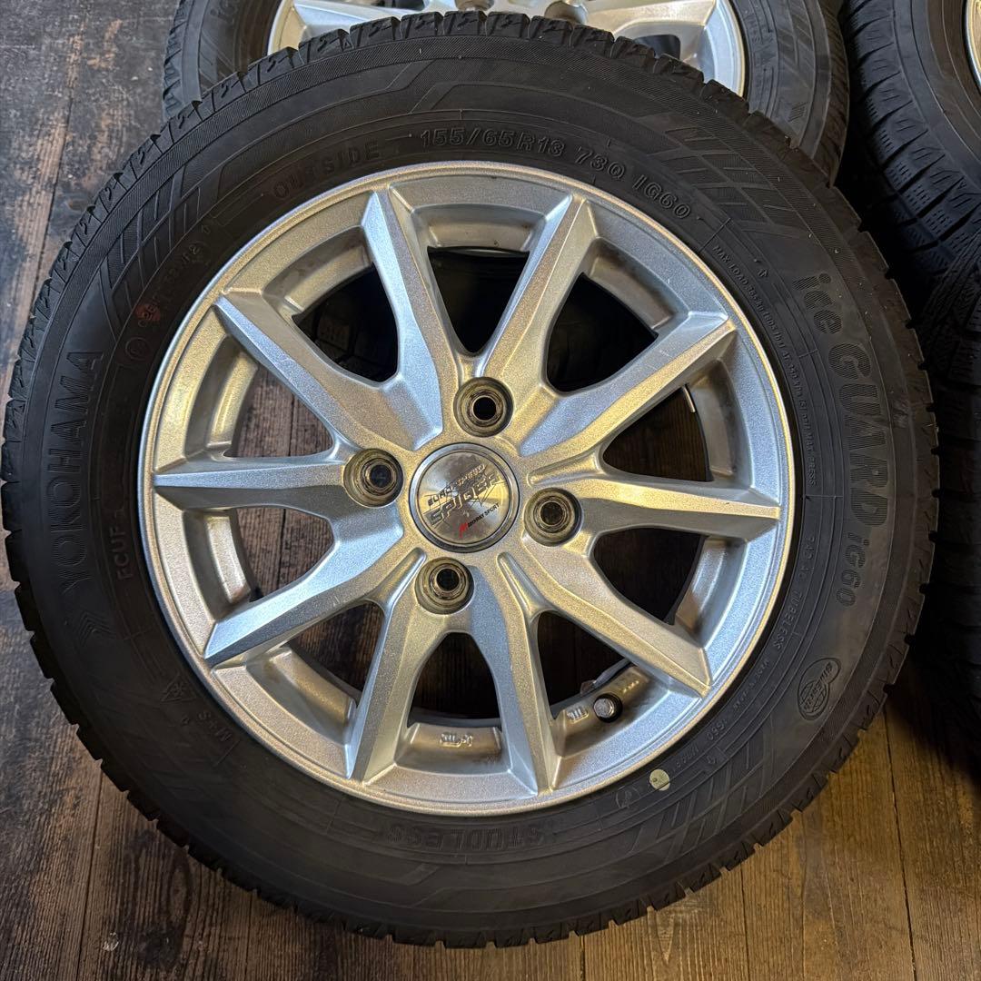 ヨコハマ アイスガード　13インチ　スタッドレス　　　タイヤホイールセット