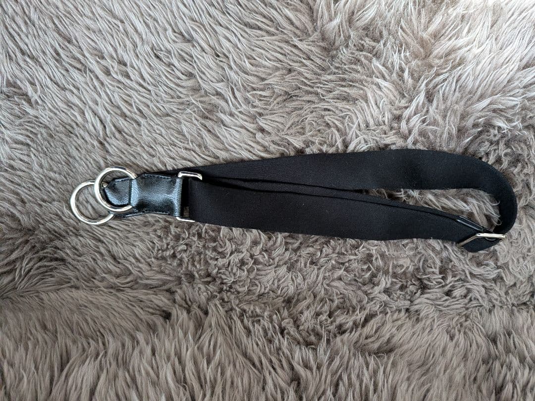 COACH ブラック シグネチャーナイロンボストンバッグ