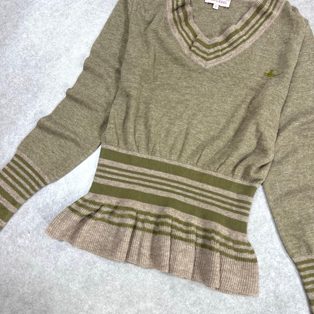 Vivienne Westwood RED LABEL シルク混 ペプラムニット