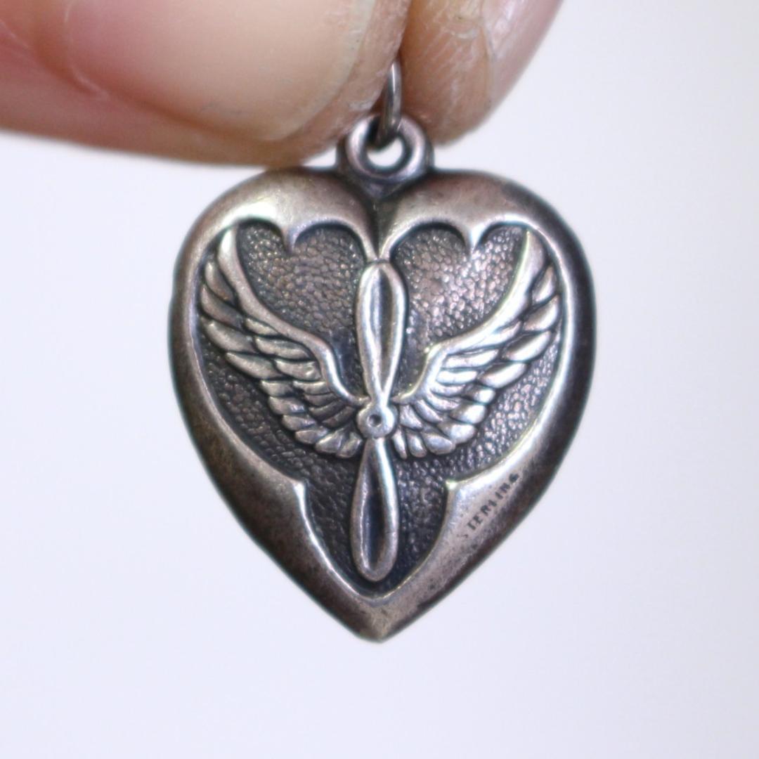 40s　スウィートハートジュエリー　WW2　イーグル　USAAF　ミリタリー　波