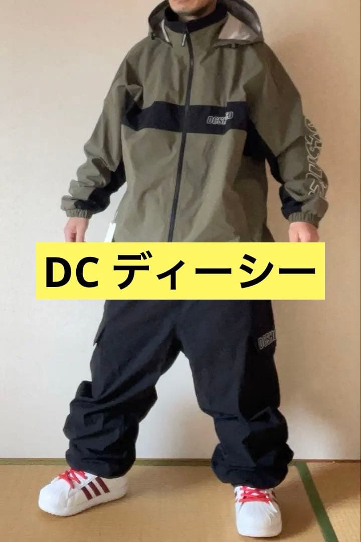 訳あり　DC スノーボードウェア　上下セット　セットアップ　サイズL