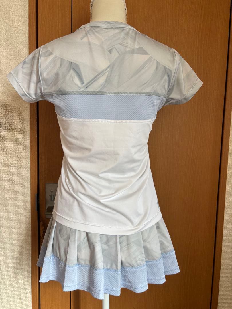 Admiral テニスウェアセット ホワイト/ライトブルー