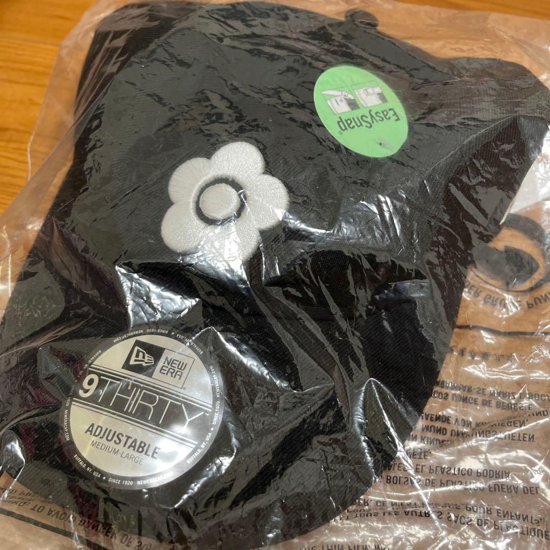 NEW ERA(R) × MARY QUANT BIGデイジー キャップ　黒