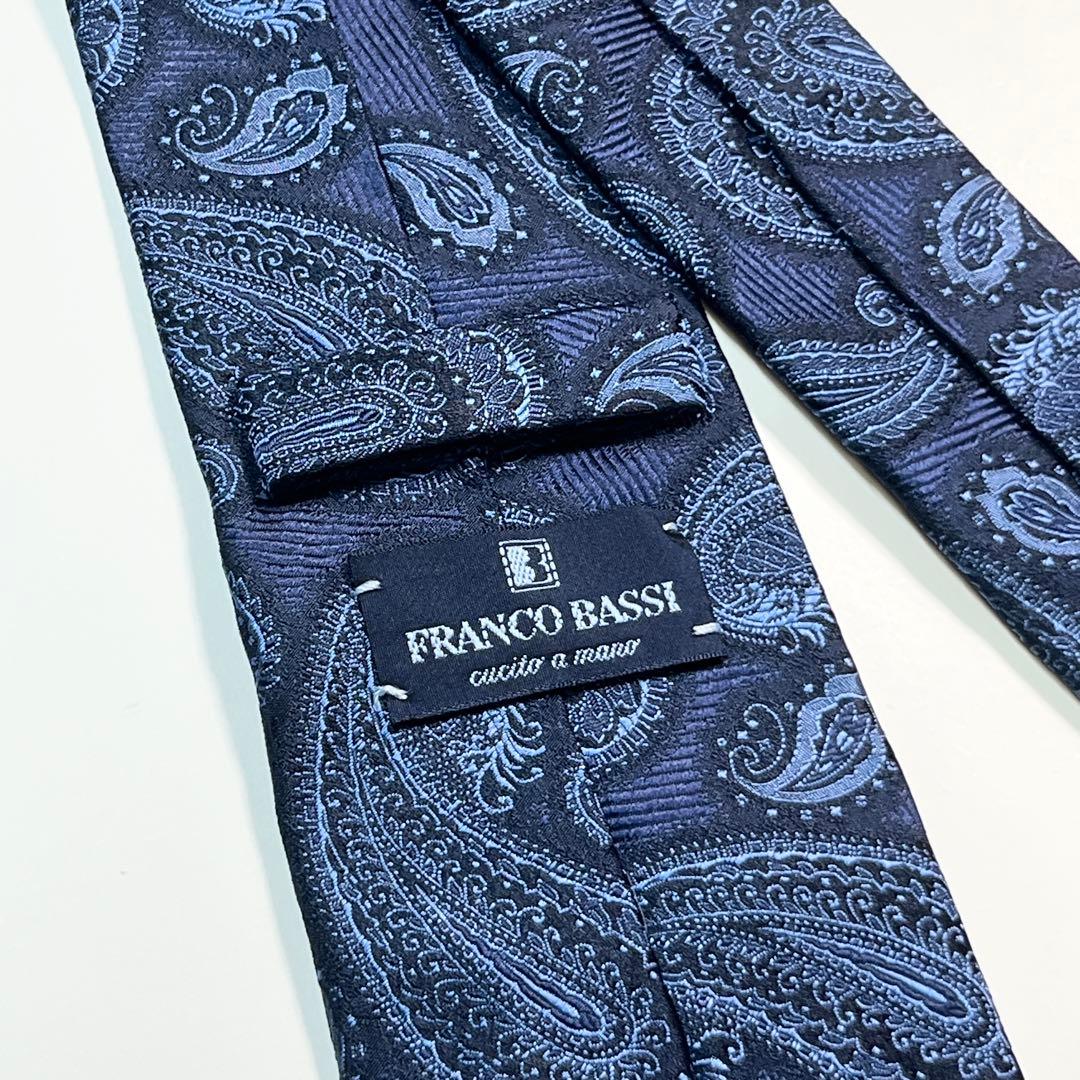 ✨極美品✨FRANCO BASSI フランコバッシ　ネクタイ ペイズリー