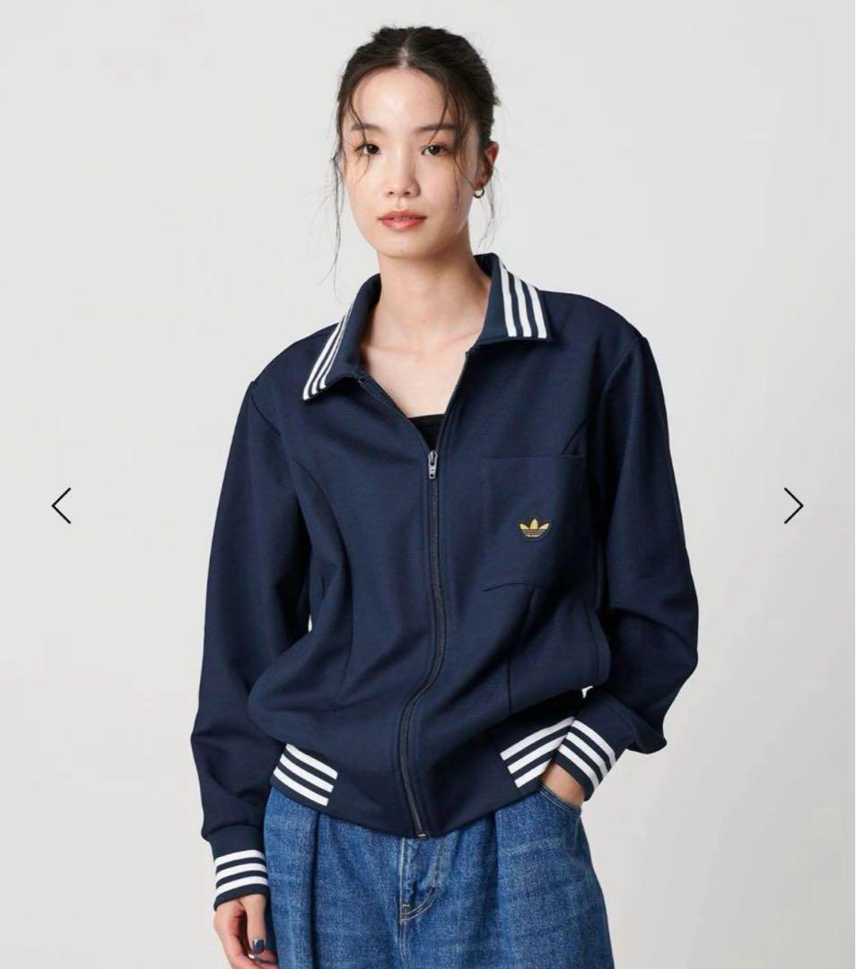 別注 ユナイテッドアローズ　アディダス　レトロ ブルゾン紺　S M adidas