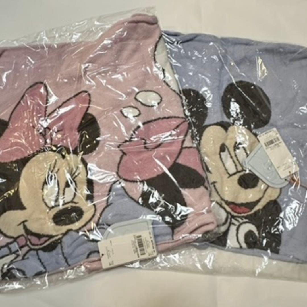 ジェラートピケ Mickey&Minnie ジャガードピローケース　セット