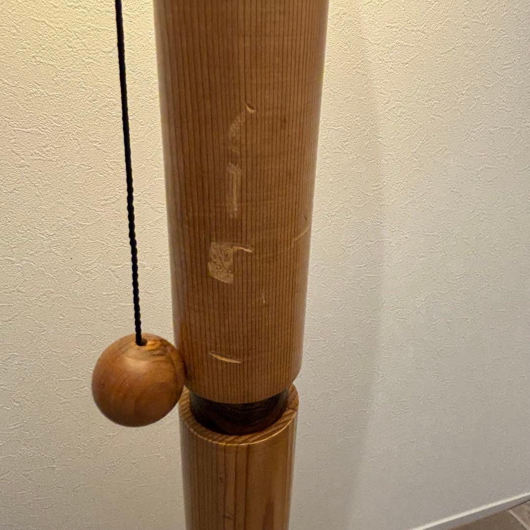 木製　アンティーク　フロアスタンド　フロアライト　間接照明