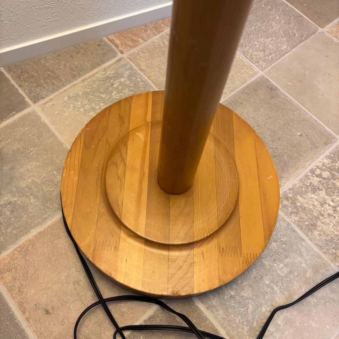 木製　アンティーク　フロアスタンド　フロアライト　間接照明