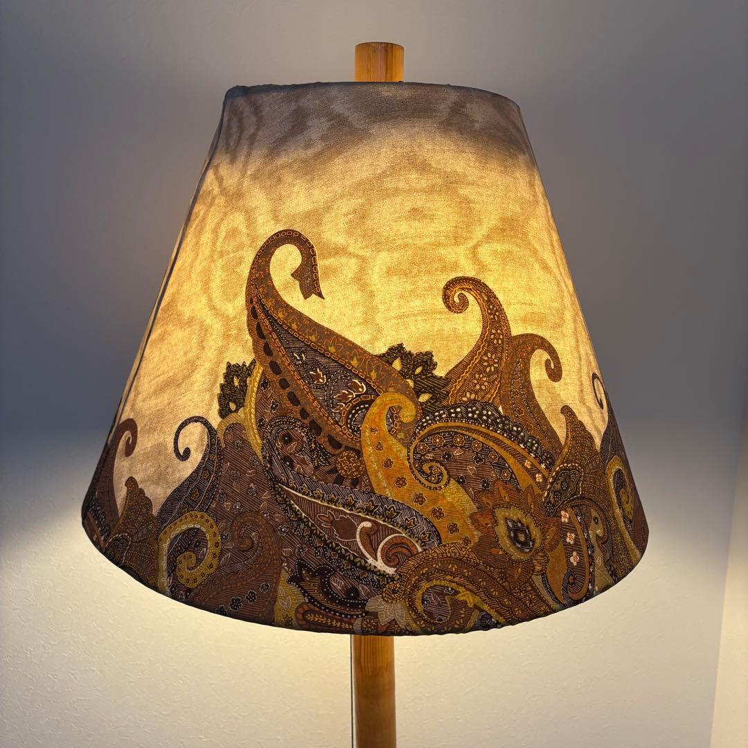 木製　アンティーク　フロアスタンド　フロアライト　間接照明