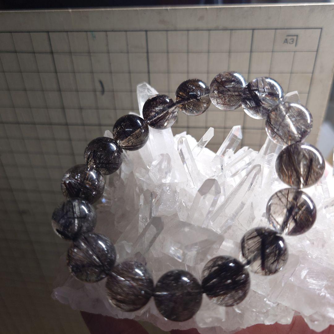 よっともくん様分☆二酸化チタンリアルブラックルチルクォーツ　偽物だと返金します