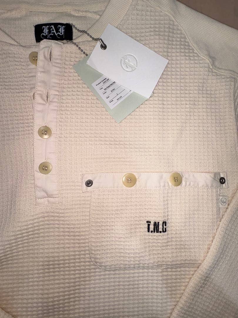 トップス (25ss) FAF LS pocket thermal shirt