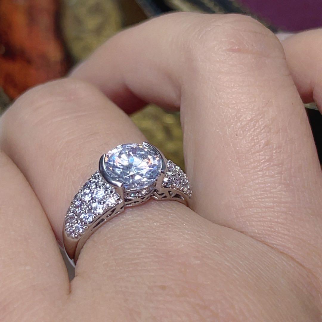 【美品】ete エテ パヴェ リング SV925P 大粒 13号