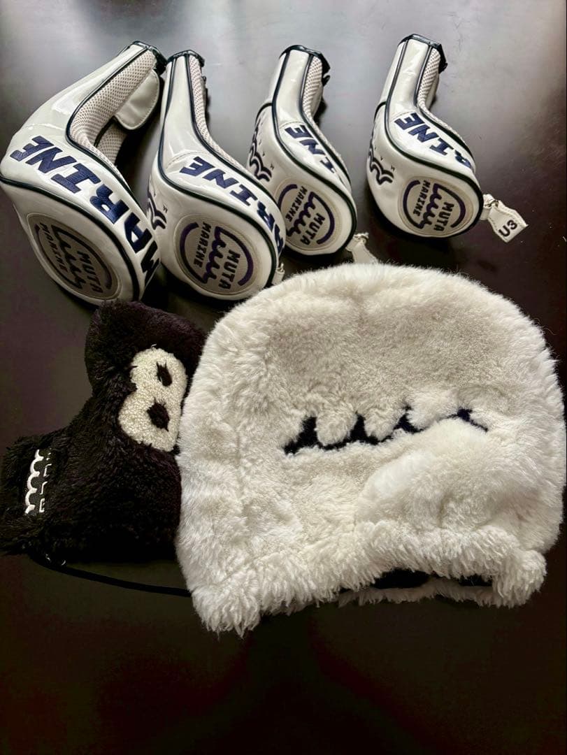 213vege MARINE ゴルフバッグ 青 ヘッドカバー付き