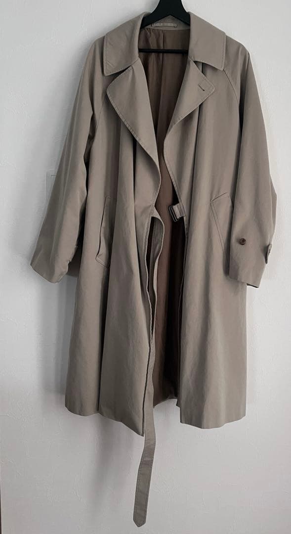 【COMOLI】21ss ウォッシュド タイロッケンコート