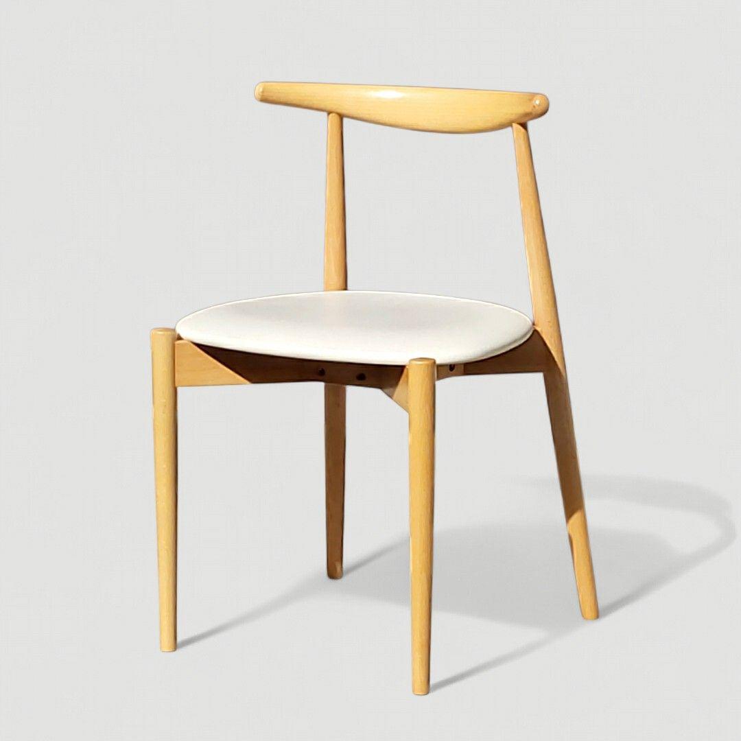 秋田木工 曲木 ダイニングチェア No.0808 IDC大塚家具 ホワイト ②