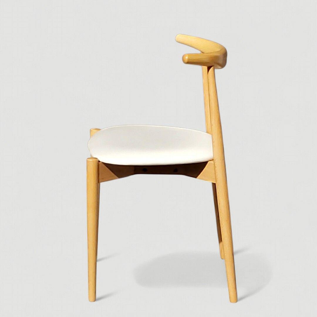秋田木工 曲木 ダイニングチェア No.0808 IDC大塚家具 ホワイト ②