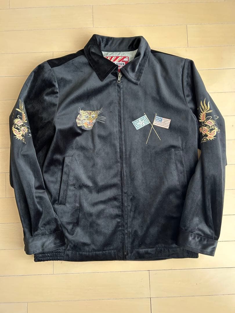 HOUSTON ベトジャン 別珍 ベロア45周年限定モデル