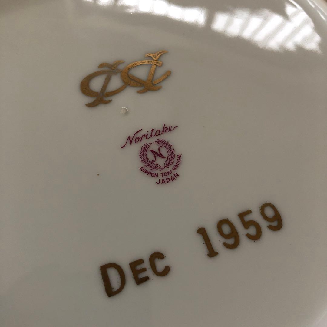 飾り皿 オールドノリタケ 西宮カントリー倶楽部刻印