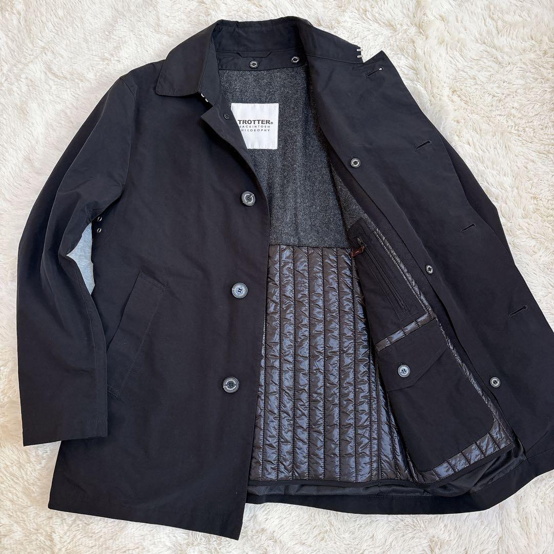 r*0様 人気☆マッキントッシュフィロソフィー ライナー付 ステンカラーコート