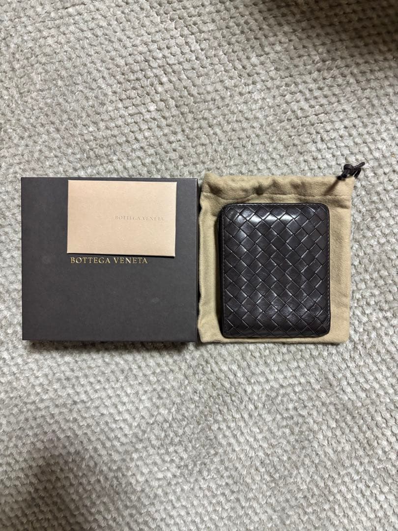 Bottega Veneta 二つ折り財布 ダークブラウン