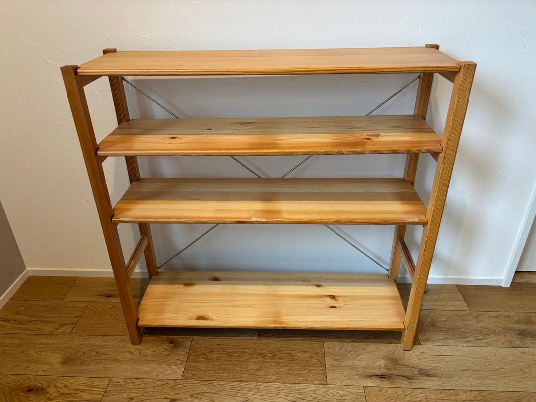無印良品 パイン材ユニットシェルフ 小 幅86×奥行26×高さ83cm
