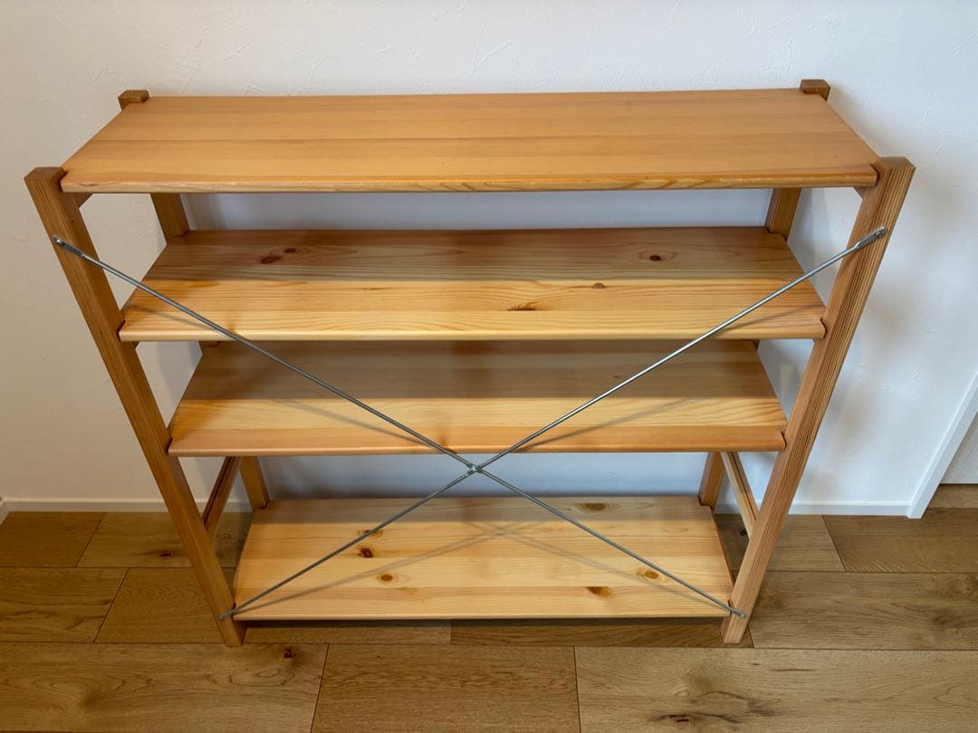 無印良品 パイン材ユニットシェルフ 小 幅86×奥行26×高さ83cm
