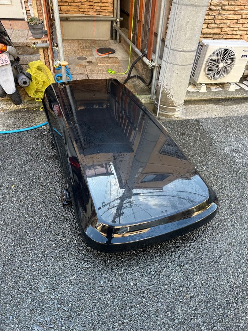 (引き取り限定)ベンツc200ワゴンw205ルーフバーとボックス