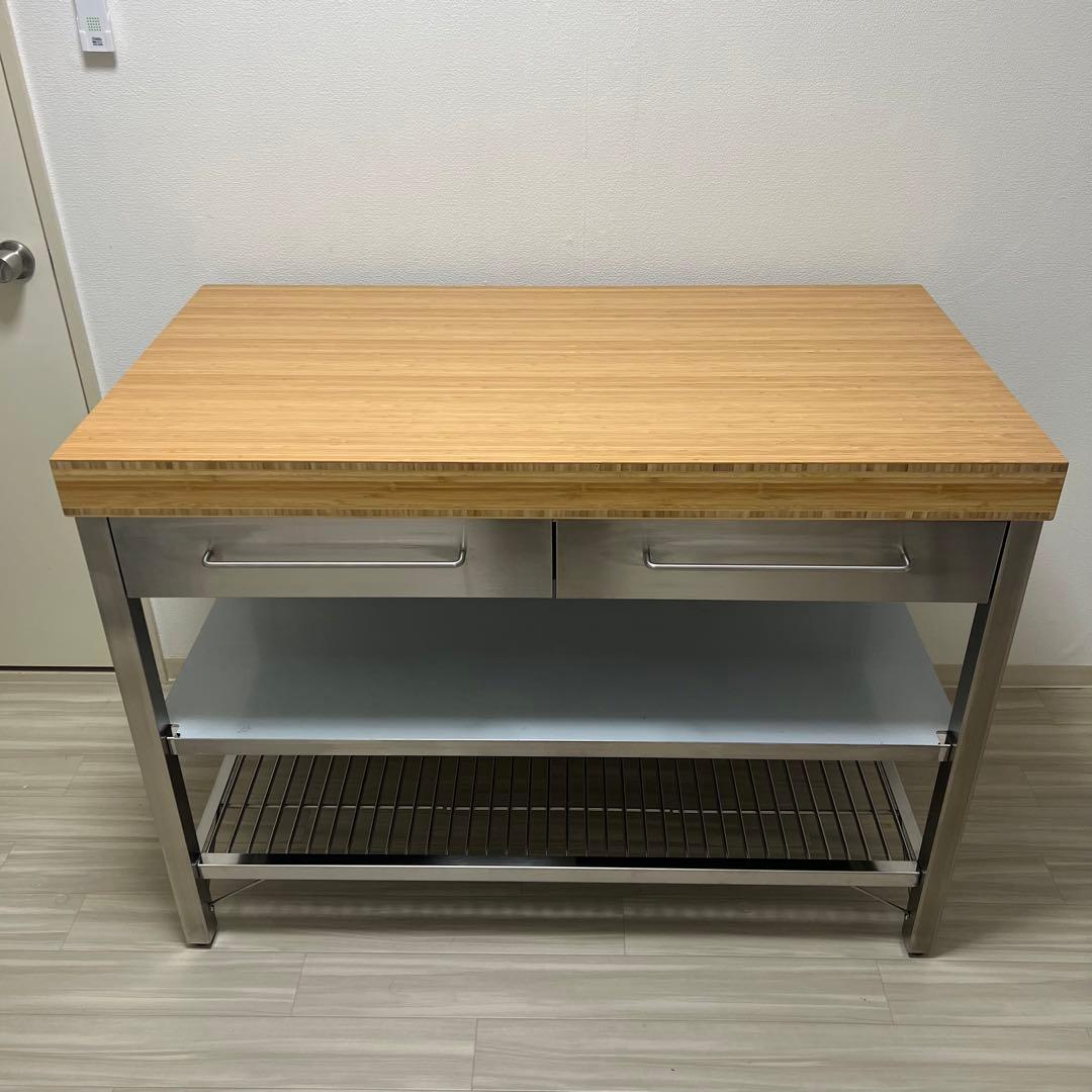 かずさん　IKEA リムフォルムサ作業台