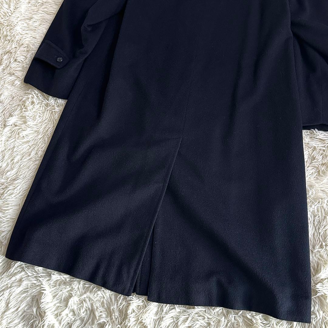 カシミヤ100%✨アクアスキュータム ステンカラーコート ロング丈 XL相当