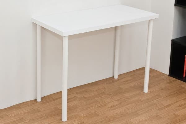 《新品・送料無料》フリーテーブル　90×45　BK/WH