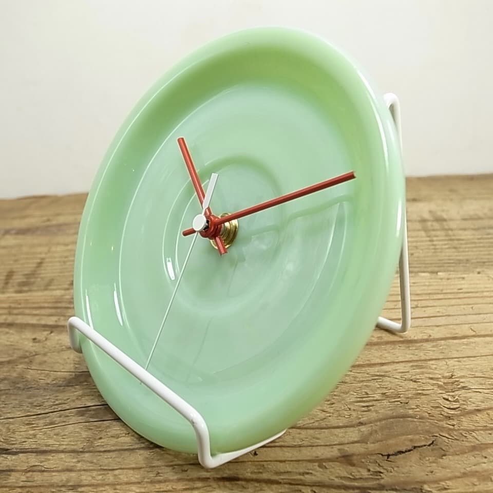 ファイヤーキング ジェードレストランウェア ソーサークロック② 直径 約15cm