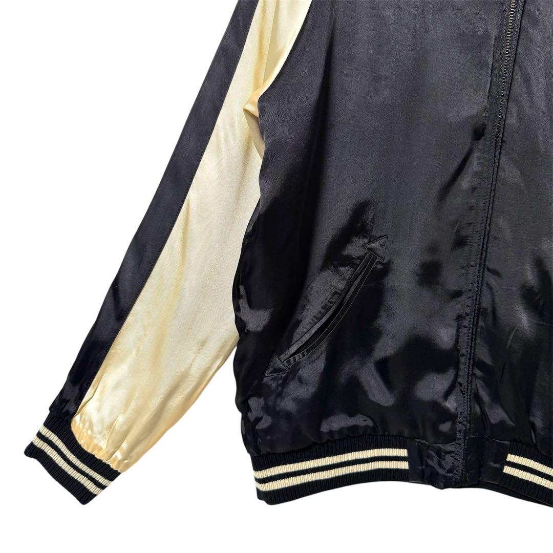 美品 CROPPED HEADS スカジャン リバーシブル 鷹 刺繍 スーベニア