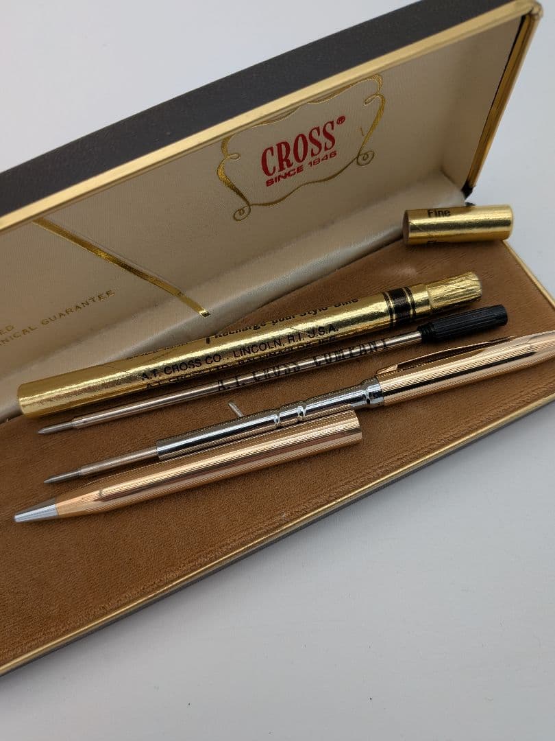 【極美品・付属品】CROSS 14KT 旧ロゴ ボールペン②17