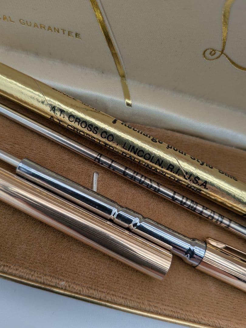 【極美品・付属品】CROSS 14KT 旧ロゴ ボールペン②17