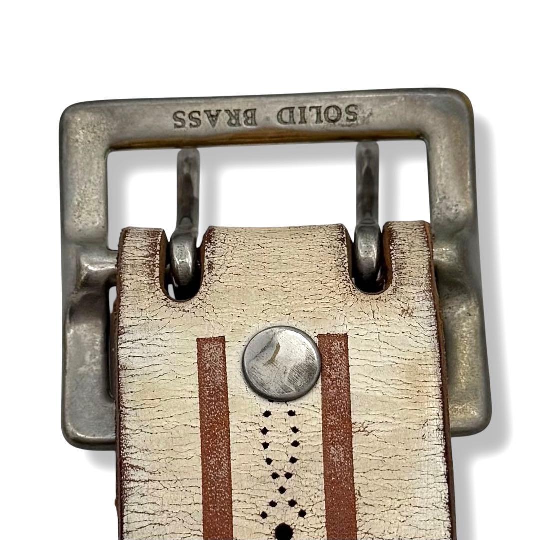 希少品 HTC Stingray × Python studs belt