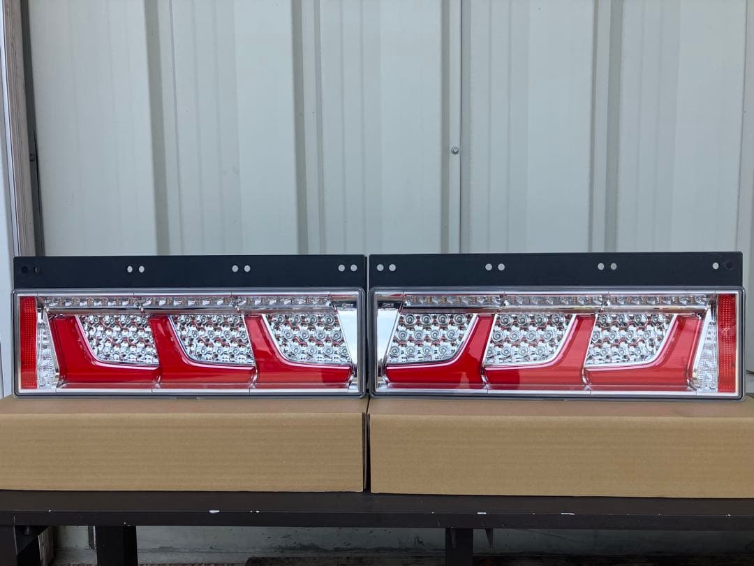 マリン テールランプ 左右セット クリア/レッド