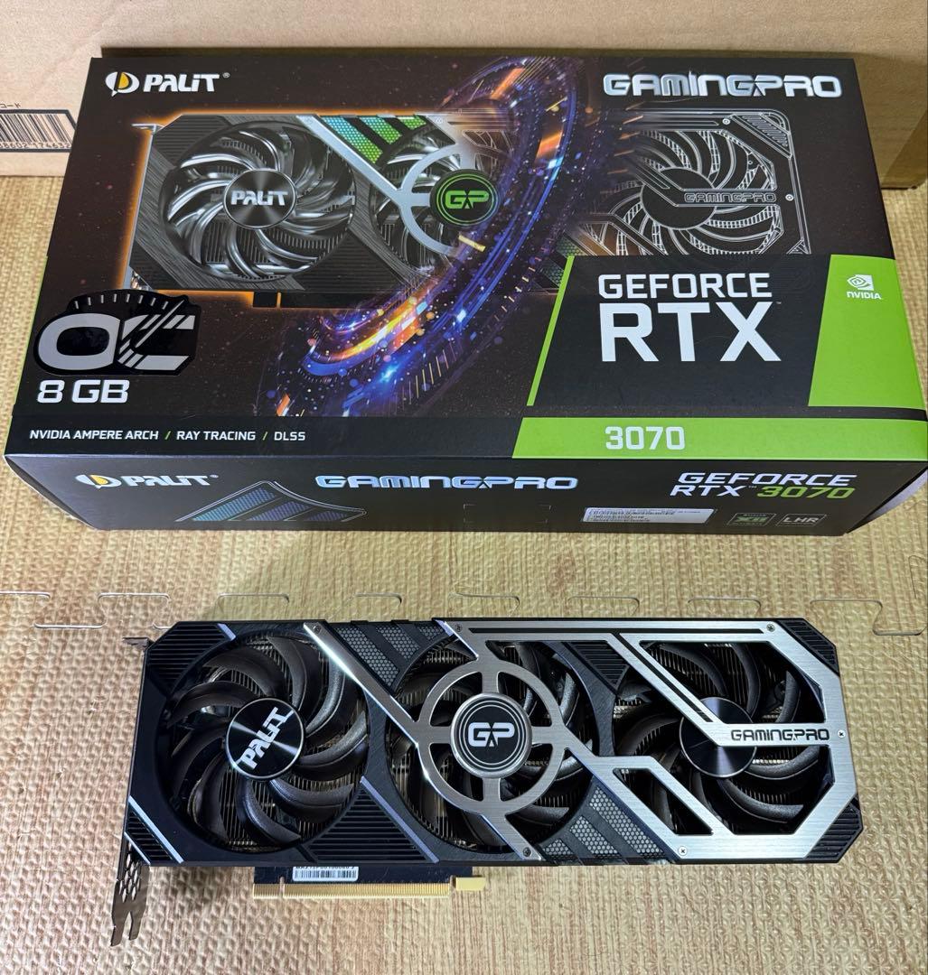 グラフィックボード・グラボ・ビデオカード Palit Geforce RTX3070 GAMINGPRO