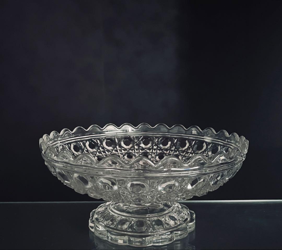 Baccarat バカラ/※大型 ディアマン・ピエーリー フルーツコンポート