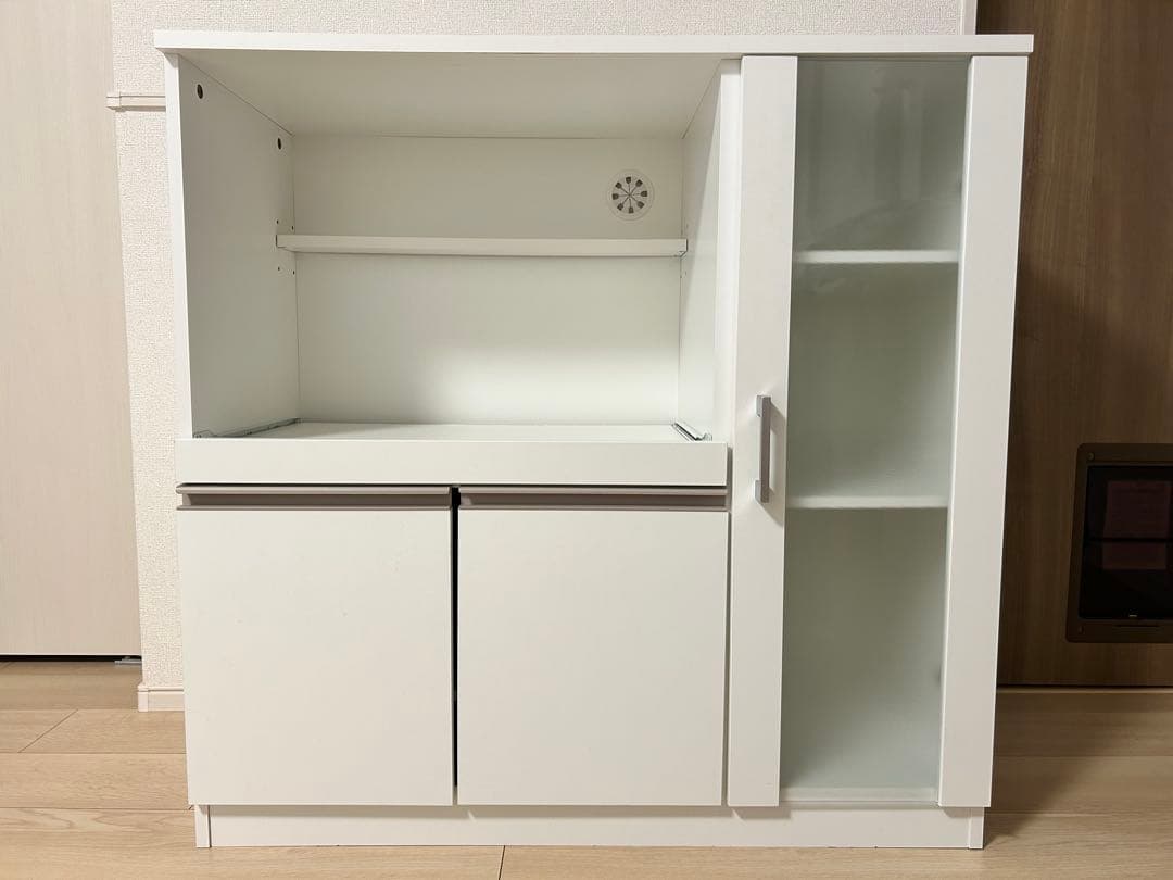 レンジ台(フォルムN RE9090G WH） ニトリ