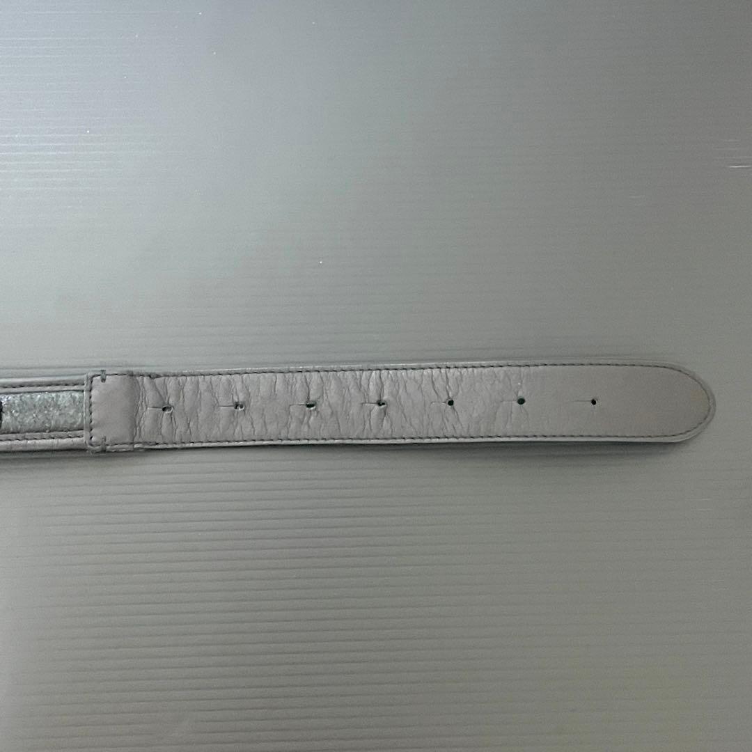 【希少】Roen ロエン スタッズ レザー ベルト 黒 スカル 髑髏 ガンメタ