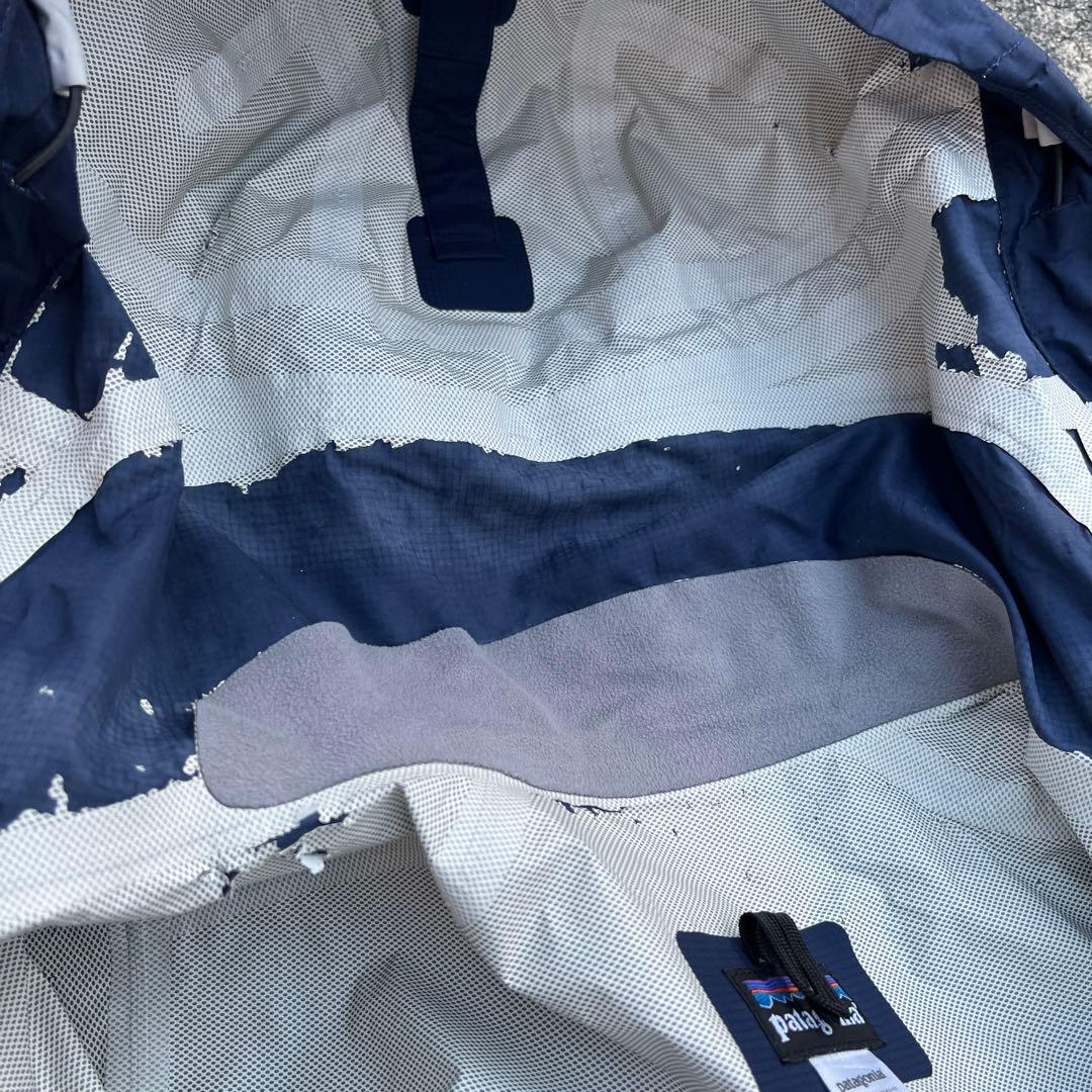 Patagonia トレントシェル・ジャケット ネイビー ドローコード付