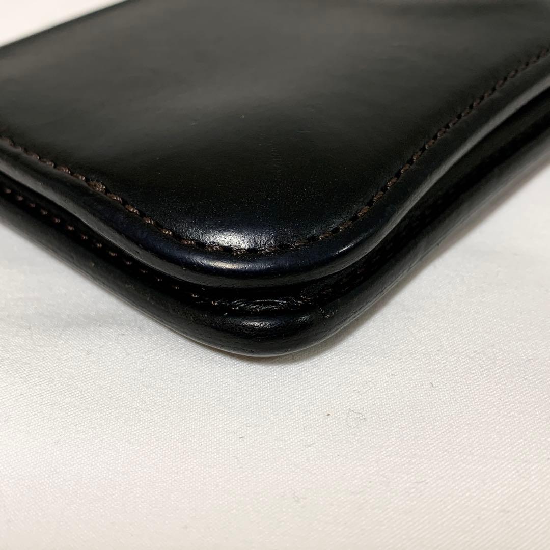 ワイルドスワンズ ケース 王冠ロゴ パーム ブラック カードケース