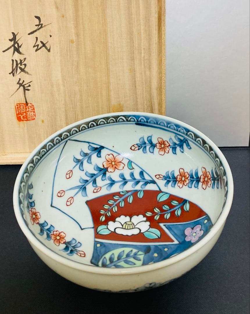 DORA公式アカウント01 佐藤走波（五代）鉢　深鉢　辻が花文