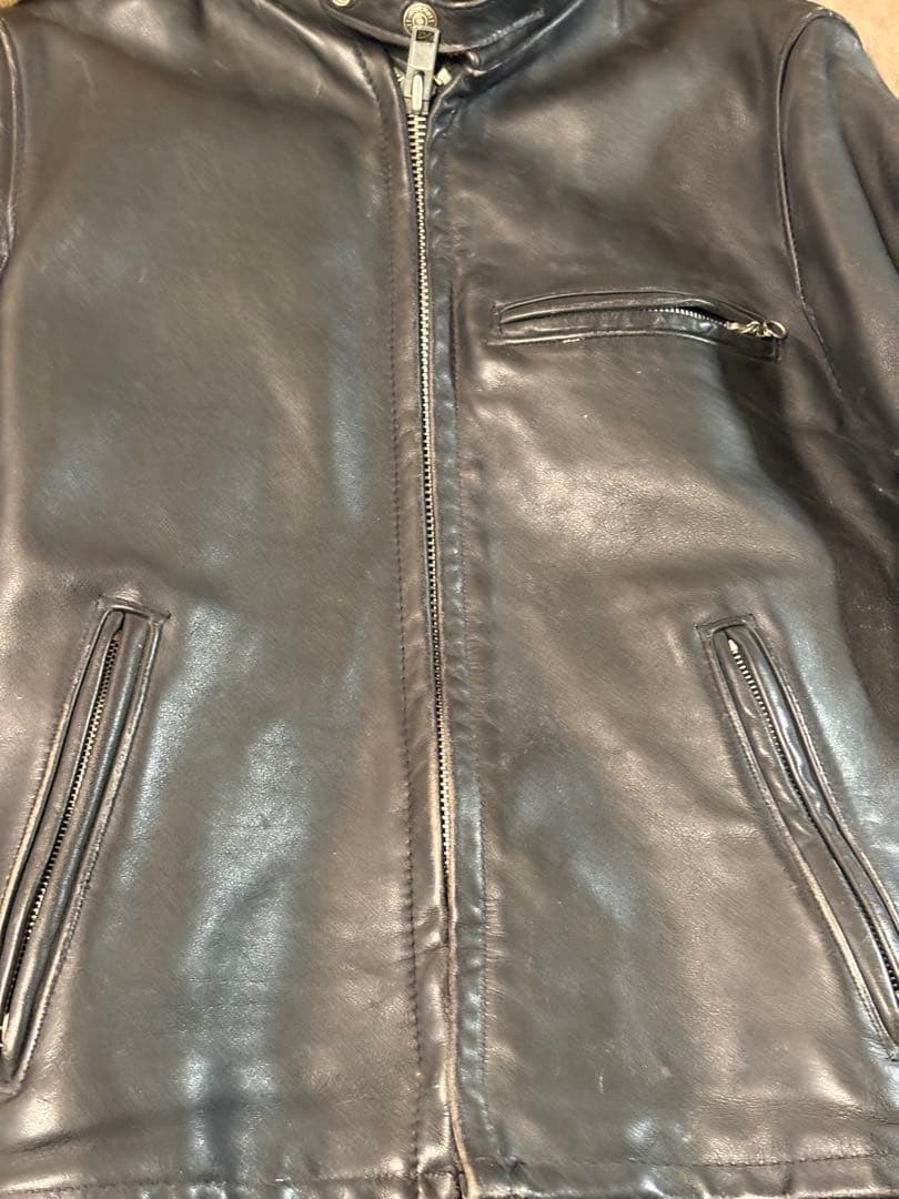 schott ショット シングルライダースジャケット641SPライナー付き