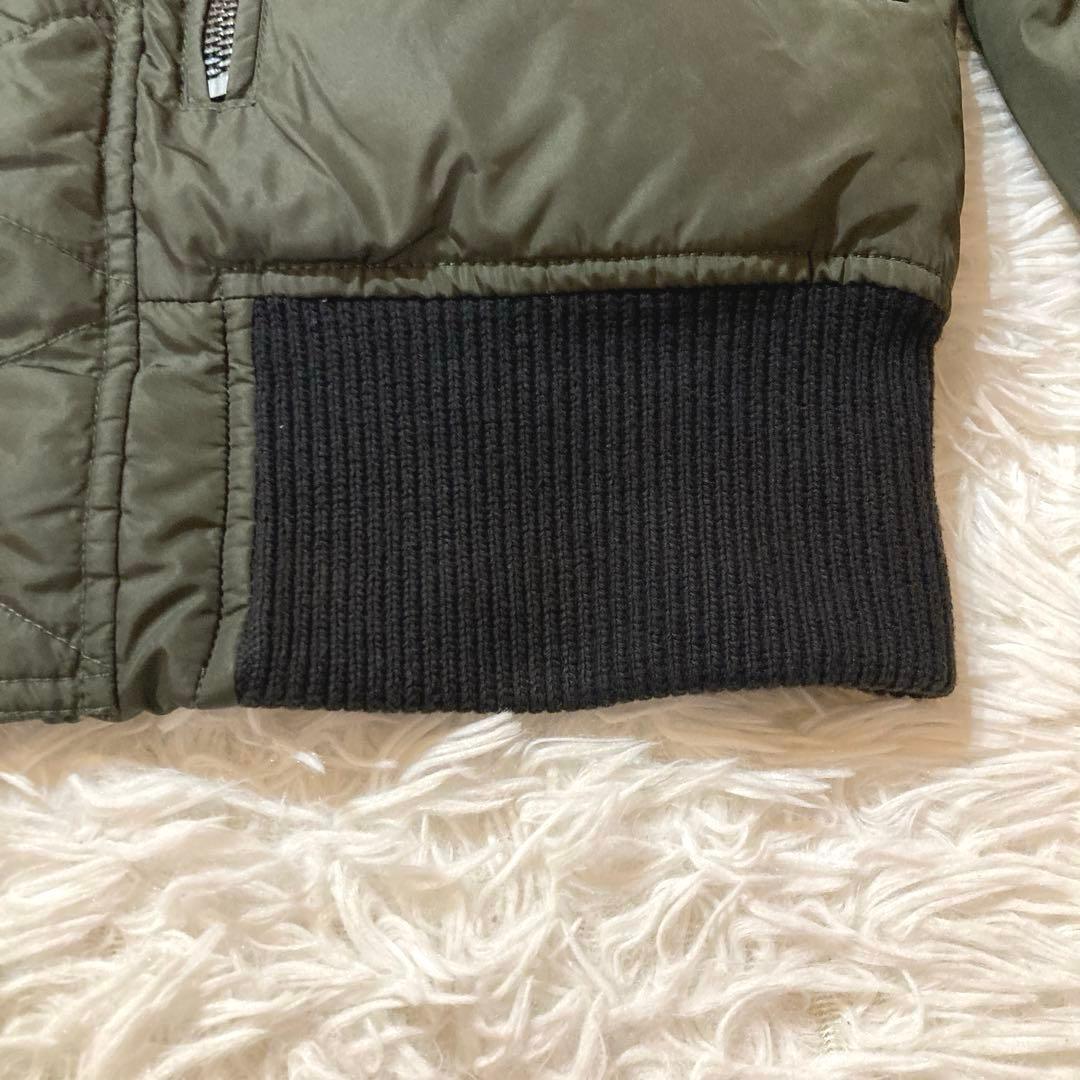 【良品】DIESEL N-2B フライトジャケット カーキ　大きめサイジング