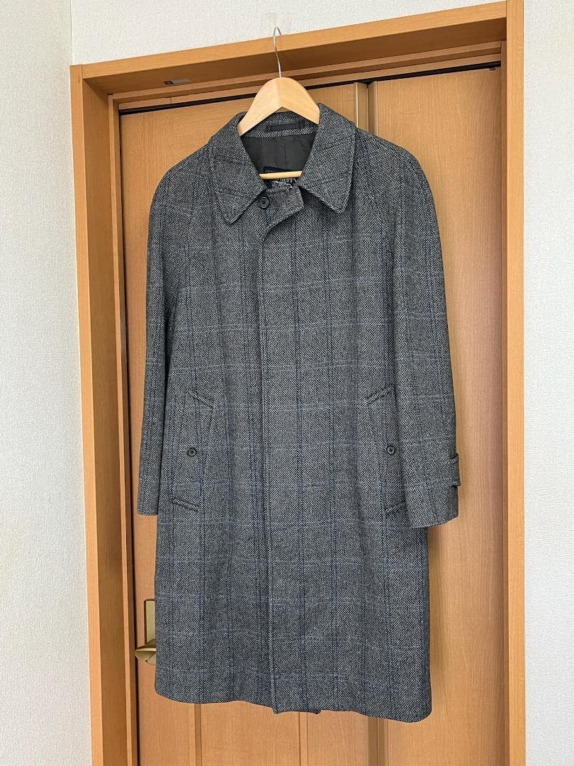 ８０s 美品　バーバリー　イングランド製　コート　ウール　ビンテージ