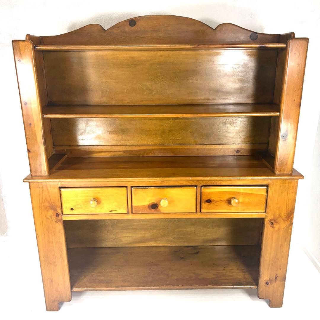 【送料無料】飾り棚　カップボード　カントリー　JRS認定　池内株式会社